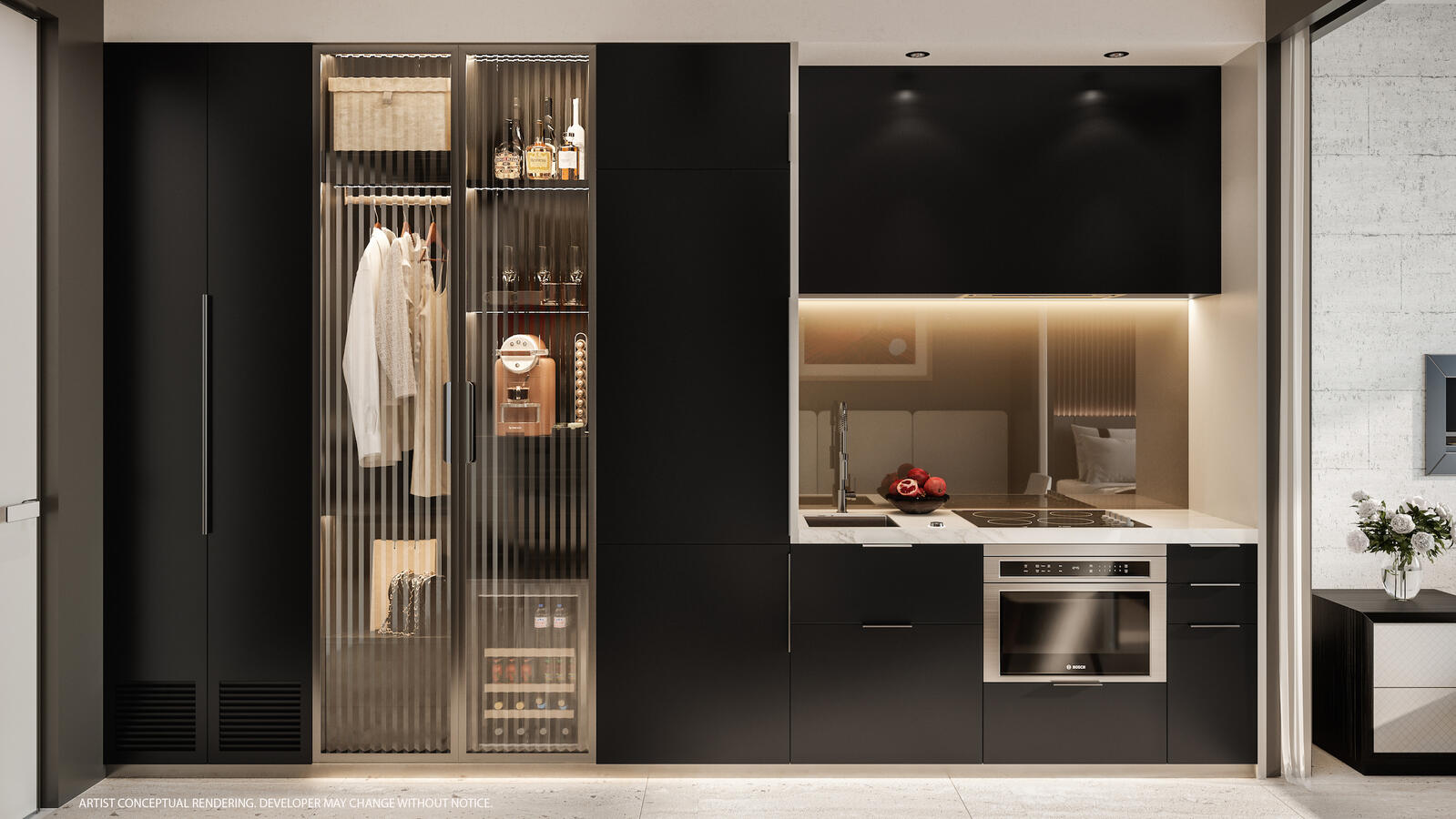 BOSCH ELECTRIC STOVETOP / MICROWAVE / REFRIGERATOR